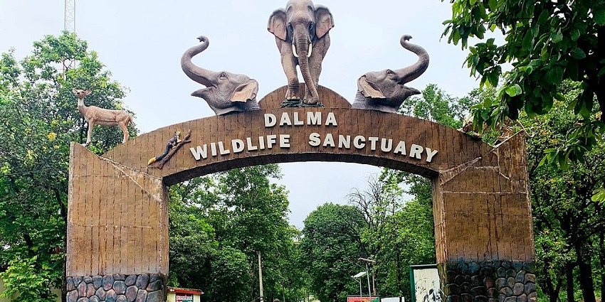 Dalma Wildlife Sanctuary gate, Jamshedpur
